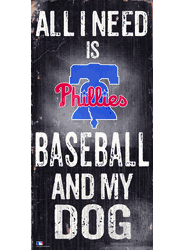 Philadelphia Phillies Baseball and My Dog Sign