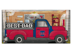 Philadelphia Phillies Best Dad Truck 6x12 Sign