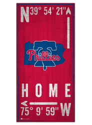 Philadelphia Phillies Coordinate 6x12 Sign