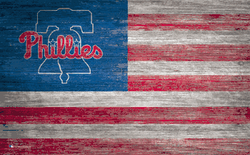 Philadelphia Phillies Distressed Flag 11x19
