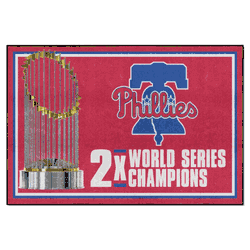 Philadelphia Phillies Dynasty 5ft. x 8 ft. Plush Area Rug