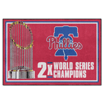 Philadelphia Phillies Dynasty 5ft. x 8 ft. Plush Area Rug