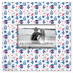 Philadelphia Phillies Floral Pattern 10x10 Frame