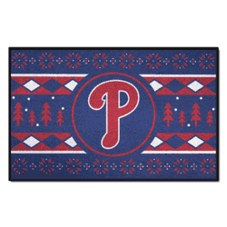 Philadelphia Phillies Holiday Sweater Starter Mat Accent Rug - 19in. x 30in.
