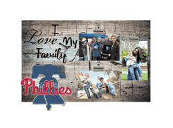Philadelphia Phillies I Love my Family Clip Frame