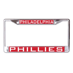 Philadelphia Phillies License Plate Frame - Inlaid