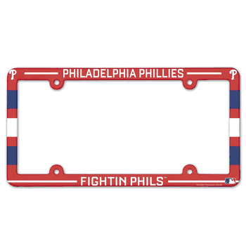 Philadelphia Phillies License Plate Frame Plastic Full Color Style