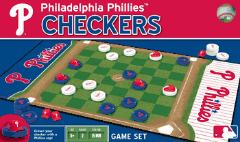 Philadelphia Phillies MLB Checkers