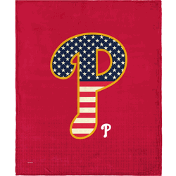 Philadelphia Phillies MLB City Connect Silk Touch Sherpa Throw Blanket 50 x 60 inches