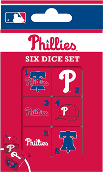 Philadelphia Phillies MLB Dice Set