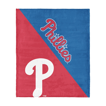 Philadelphia Phillies MLB Halftone Silk Touch Throw Blanket 46x60 inches