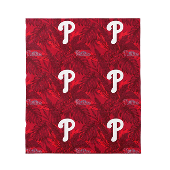 Philadelphia Phillies MLB Tonal Vines Microfiber Beach Towel 60x70 inches