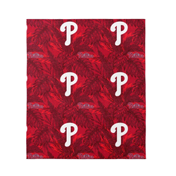 Philadelphia Phillies MLB Tonal Vines Microfiber Beach Towel 60x70 inches