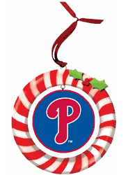 Philadelphia Phillies Ornament Clay Dough Wreath Design