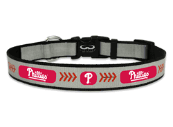 Philadelphia Phillies Pet Collar Reflective Baseball Size Medium CO