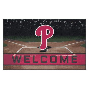 Philadelphia Phillies Rubber Door Mat - 18in. x 30in.