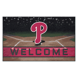 Philadelphia Phillies Rubber Door Mat - 18in. x 30in.