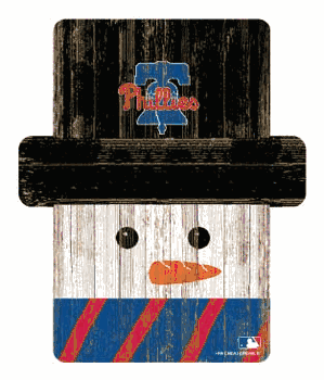 Philadelphia Phillies Snowman Ornament