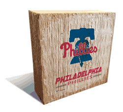 Philadelphia Phillies Team Logo Block 6X6