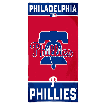 Philadelphia Phillies Towel 30x60 Beach Style