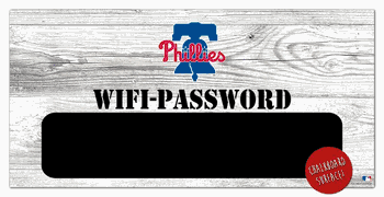 Philadelphia Phillies Wifi Password 6x12 Sign