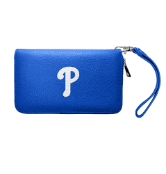 Philadelphia Phillies Zip Organizer Wallet Pebble Royal