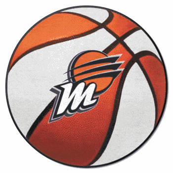 Phoenix Mercury Basketball Rug - 27in. Diameter