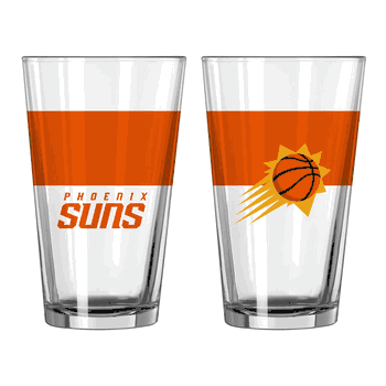 Phoenix Suns 16oz Colorblock Pint Glass