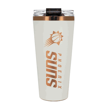 Phoenix Suns 32oz Crme and Copper Big Slim Tumbler with Straw