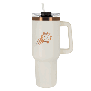 Phoenix Suns 40oz Crme and Copper Colossus Travel Mug with Straw