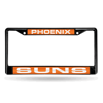 Phoenix Suns Black Laser Chrome Frame