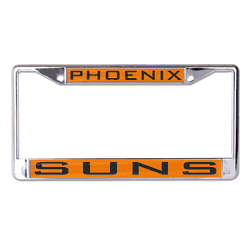 Phoenix Suns License Plate Frame - Inlaid