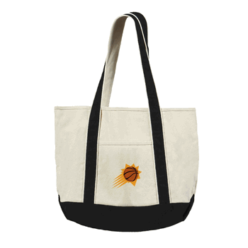 Phoenix Suns NBA Canvas Tote with Colored Strap