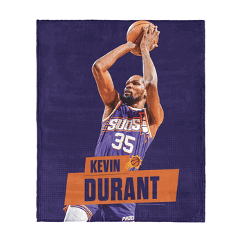Phoenix Suns NBA Kevin Durant Silk Touch Throw Blanket 50 x 60 inches