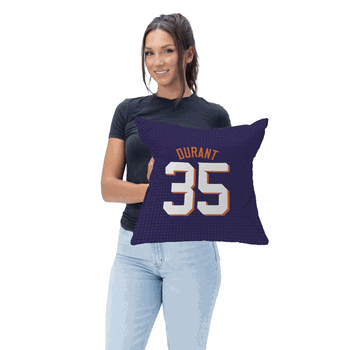 Phoenix Suns NBA Kevin Durant Throw Pillow 18 x 18 inches