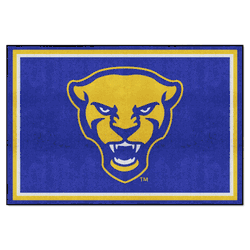 Pitt Panthers 5ft. x 8 ft. Plush Area Rug, Panther Logo
