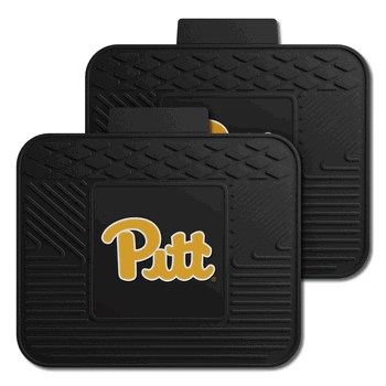 Pitt Panthers Back Seat Car Utility Mats - 2 Piece Set