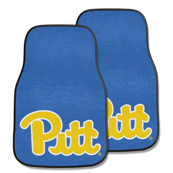 Pitt Panthers Front Carpet Car Mat Set - 2 Pieces