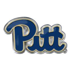Pitt Panthers Heavy Duty Aluminum Embossed Color Emblem