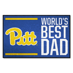 Pitt Panthers Starter Mat Accent Rug - 19in. x 30in. World's Best Dad Starter Mat