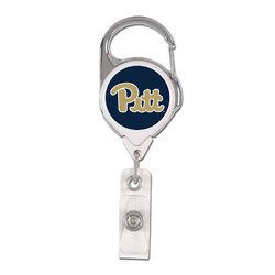 Pittsburgh Panthers Badge Holder Premium Retractable