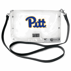 Pittsburgh Panthers Clear Envelope Purse STRAP