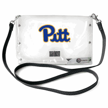 Pittsburgh Panthers Clear Envelope Purse STRAP