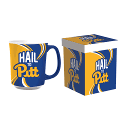 Pittsburgh Panthers Coffee Mug 14oz Ceramic with Matching Box