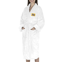 Pittsburgh Panthers NCAA White Out Silk Touch Robe Small/Medium
