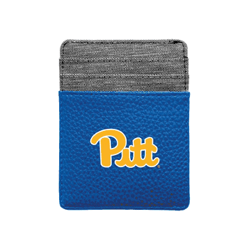 Pittsburgh Panthers Pebble Front Pocket Wallet Navy