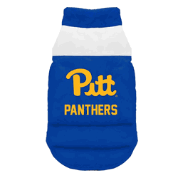 Pittsburgh Panthers Pet Parka Puff Vest Extra Small