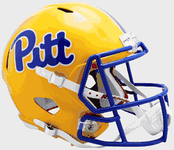 Pittsburgh Panthers Speed Replica Full Size Football Helmet Gold