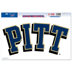 Pittsburgh Panthers Ultra Decal 11in x 17in Logo