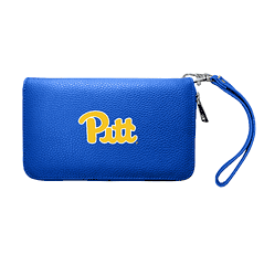 Pittsburgh Panthers Zip Organizer Wallet Pebble Navy